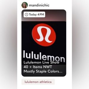 Like this listing: Lululemon $10, $20, $30 and $40 starts.
